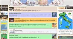 Desktop Screenshot of lescuolecattoliche.it